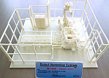 1/15 size Robot Hemming System
